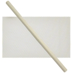 Cadeaupapier 76X250CM wit/goud - kerstboom 50G Kerstpapier-0