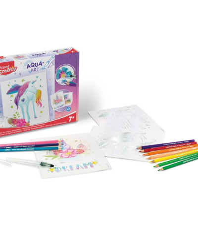 MAPED CREATIV 7+ AQUA'ART UNICORN WATERCOLORING SET #907048-0