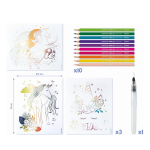 MAPED CREATIV 7+ AQUA'ART UNICORN WATERCOLORING SET #907048-468214