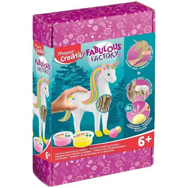 MAPED CREATIV 6+ FABULOUS FACTORY MODELL.KLEI UNICORN#907211-0