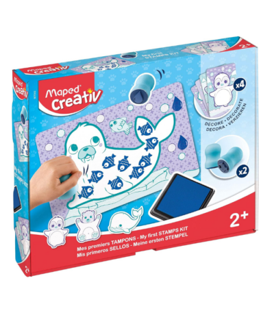 MAPED CREATIV 2+ MY FIRST STAMPS KIT WASHABLE INK #907042-468203