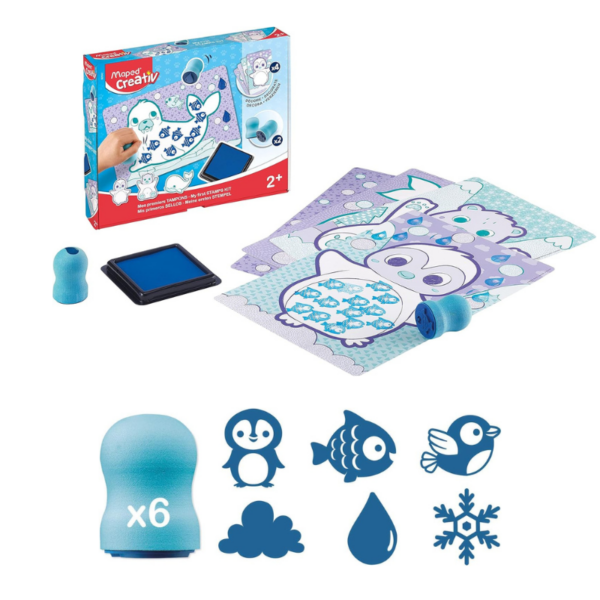 MAPED CREATIV 2+ MY FIRST STAMPS KIT WASHABLE INK #907042-0