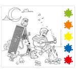 MAPED CREATIV VERFSET - 10 PLATEN VERFPODS + 1 BRUSH #831225-468168