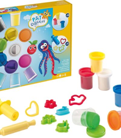 KLEISET - PAT DOUGH 20 KLEUREN + ACCESSORIES MAPED#907217-0