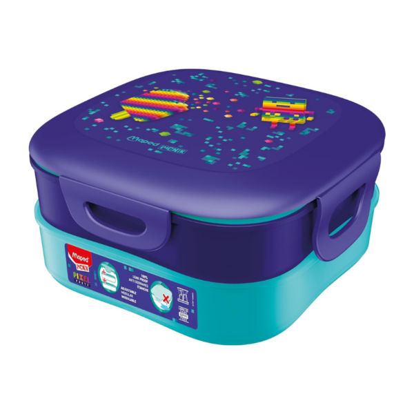 LUNCHBOX CONCEPT KIDS PICNIK PIXEL PARTY 1.4L MAPED#871098-0
