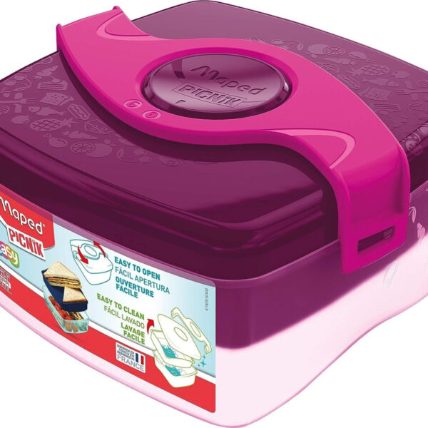ORIGINS LUNCH BOX PINK MAPED#870101-0