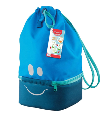 CONCEPT KIDS FIGURATIVE LUNCH BAG BLUE MAPED#872303-0