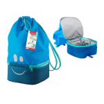 CONCEPT KIDS FIGURATIVE LUNCH BAG BLUE MAPED#872303-467965