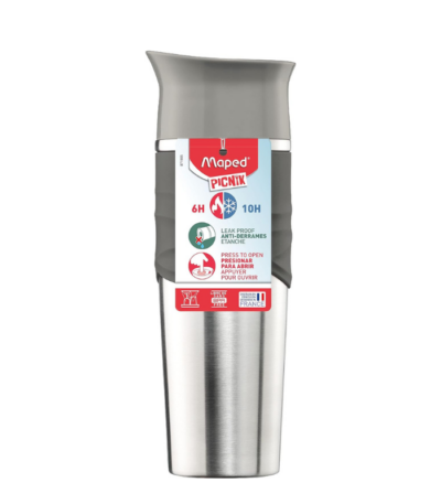 CONCEPT ADULT INSULATED MUG GREY MAPED#871905-0