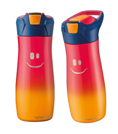 CONCEPT KIDS FIGURATIVE WATER BOTTLE PINK 580ML MAPED#871301-0