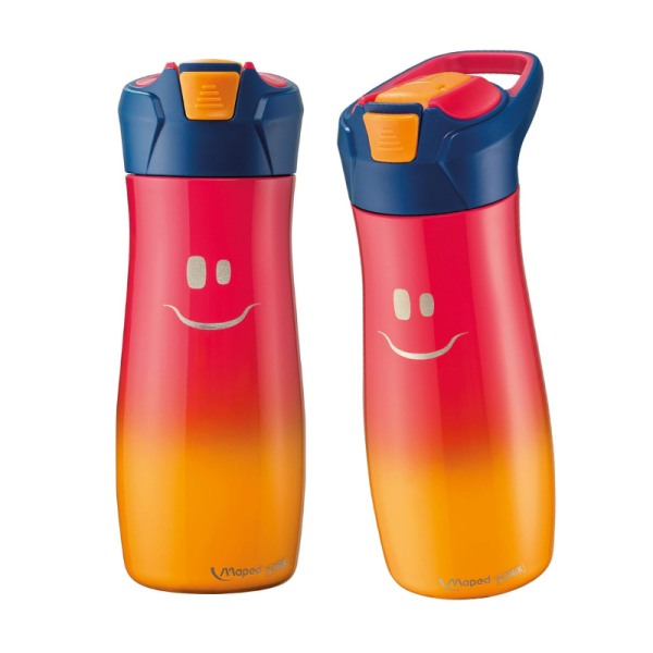 CONCEPT KIDS FIGURATIVE WATER BOTTLE PINK 580ML MAPED#871301-0