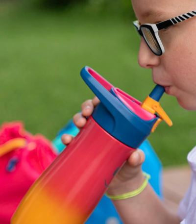 CONCEPT KIDS FIGURATIVE WATER BOTTLE PINK 580ML MAPED#871301-467960