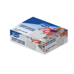 NAAMBADGE PLASTIC HOR. 90X57MM MET BLAUW KOORD CNTR#91635-467844