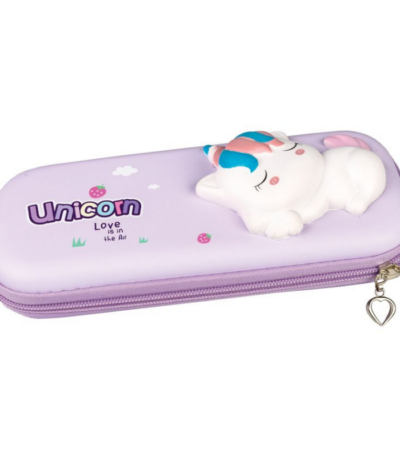 ETUI 24X11.5X4.5CM SQUISHY UNICORN CNTR#80986-467804