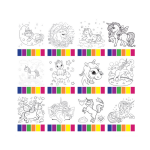 TEKENBLOK 15X19CM UNICORN MET PENSEEL CNTR#80272-467778