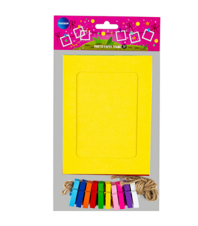 FOTOLIJST INCL TOUW & KNIJPERS CNTR#80275-0