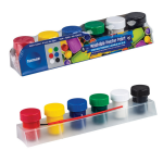 WASBARE VERF 6X20ML MET PENSEEL CNTR#80448-467760