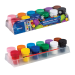 WASBARE VERF 12X20ML MET PENSEEL CNTR#80449-467757