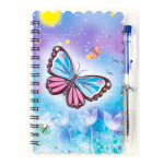NOTITIEBOEK "BUTTERFLY" 30-SH 140X103MM CNTR#81986-467690