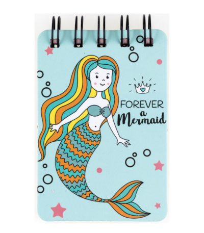 NOTITIEBOEK "MERMAID" 55-SH 105X70MM CNTR#81997-467684
