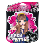 SCHETSBOEK MET STICKERS 18.5X18.5CM CNTR#89635-467676