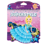 SCHETSBOEK MET STICKERS 18.5X18.5CM CNTR#89635-467677