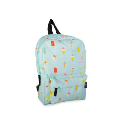 SCHOOL RUGTAS 33CM ICECREAM "100% LOVE" LANN#551962-467497