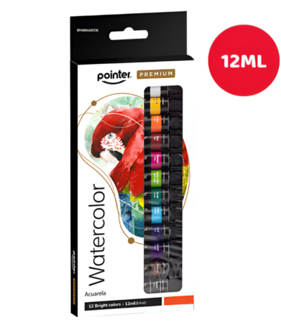 AQUARELVERF "POINTER" 12X12ML ARG#WCP-2298-517939