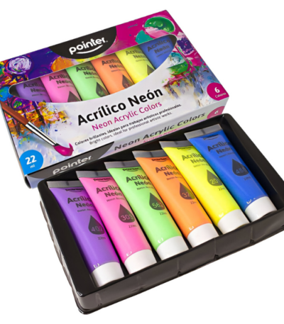 ACRYLVERF "POINTER" 6X22ML NEON ARG#NAP-6-22ML-0