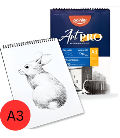 TEKENBLOK "ARTPRO" A3 180GR 25BL ARG#DBPA-180-A3-0