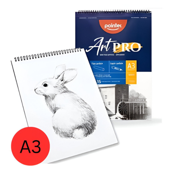 TEKENBLOK "ARTPRO" A3 180GR 25BL ARG#DBPA-180-A3-0