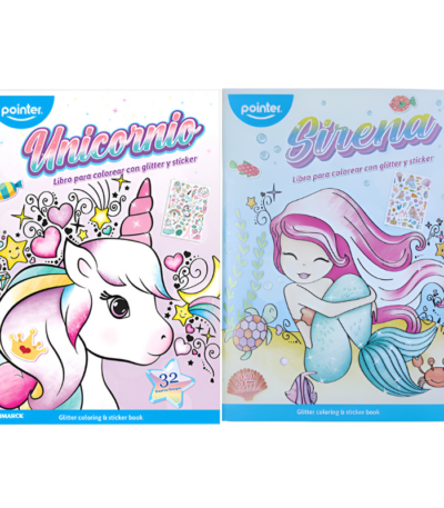 KLEURBOEK MET STICKER "POINTER" ARG#DB-2263-0