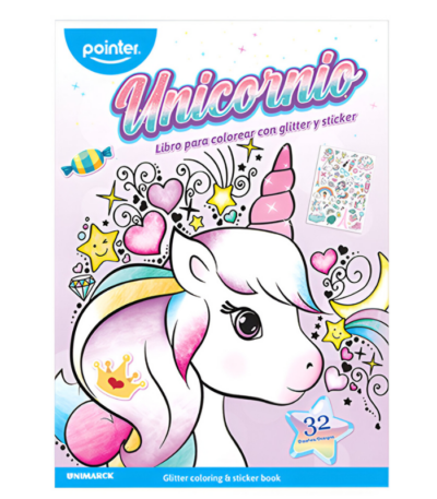 KLEURBOEK MET STICKER "POINTER" ARG#DB-2263-518017