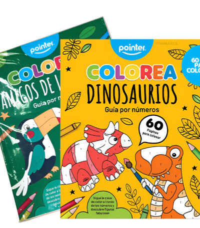 KLEURBOEK "POINTER" 60 PAGINA'S ARG#DB-2255-0