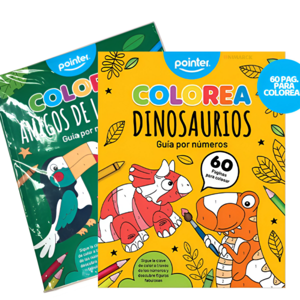 KLEURBOEK "POINTER" 60 PAGINA'S ARG#DB-2255-0