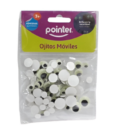 WIEBELOOGJES GOOGLY EYES 150 STUKS ARG#ANC-22110-0