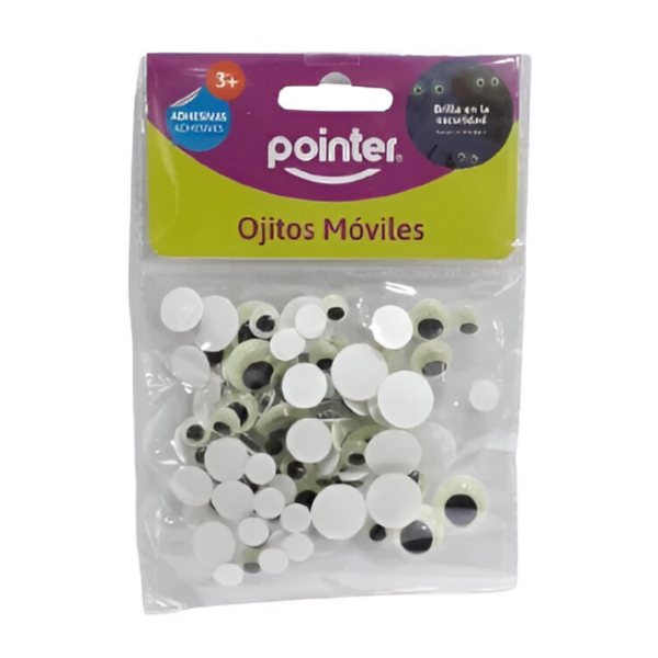 WIEBELOOGJES GOOGLY EYES 150 STUKS ARG#ANC-22110-0