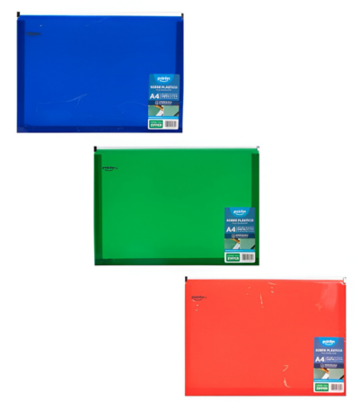 ZIPLOCKMAP A4 ASSORTED ARG#FL2-12-0