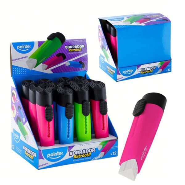 VEGER RETRACTABLE "POINTER" 4 ASSORTED ARG#ER-1804-0