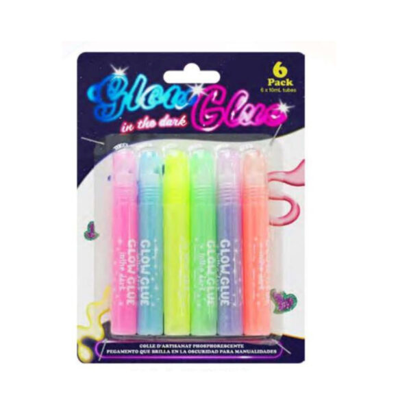 CRAFT GLUE GLOW IN DARK 10ML 6 UB#QE0590-0
