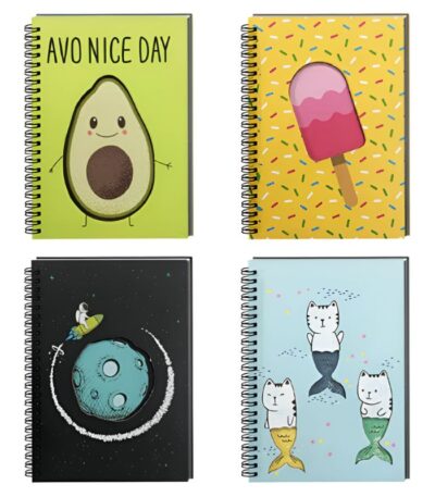NOTEBOOK DIE CUT 100 PAGES A5 UB#SP0404-0