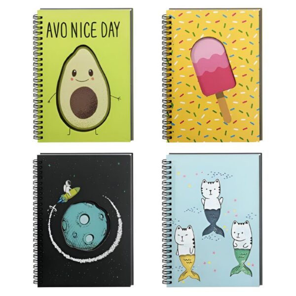 NOTEBOOK DIE CUT 100 PAGES A5 UB#SP0404-0