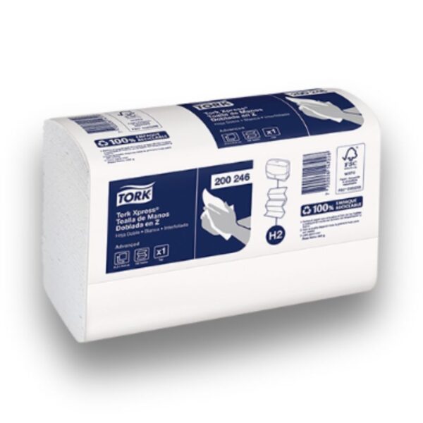 Tork Xpress ZZ-Vouw Handdoek 2 laags 24cm 150vellen #200246-0