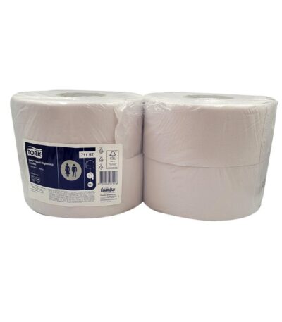 Tork Jumbo Toiletrol Wit 2 laags 4x 250meter #71157-0