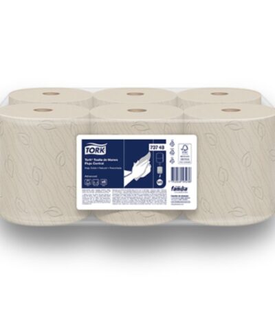 Tork handdoekrol Eco Natural 2 laags 6x120meter #73748-0