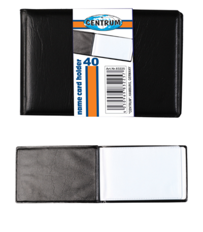 NAAMKAART HOUDER ZWART CNTR#83225-487858