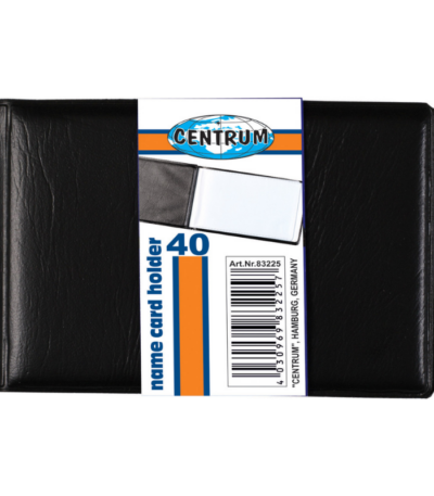 NAAMKAART HOUDER ZWART CNTR#83225-0