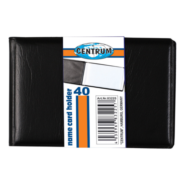 NAAMKAART HOUDER ZWART CNTR#83225-0