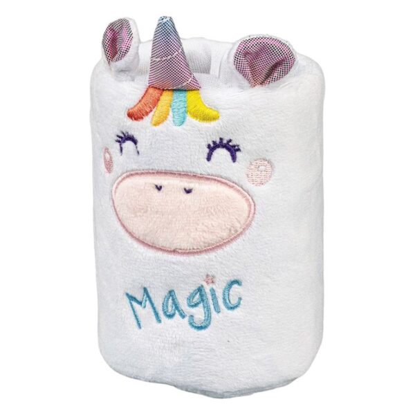PENHOUDER POLYESTER "MAGIC UNICORN" 15X10CM CNTR#81207-0