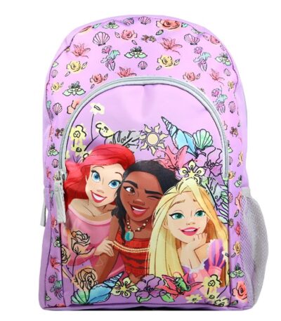 SCHOOL RUGTAS 37CM "PRINCESSES VIOLET" BT#PRITH09BEN-0